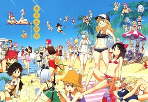 【海の日】東方キャラとビーチの画像 50枚