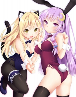 バニーガールコスの東方キャラの画像