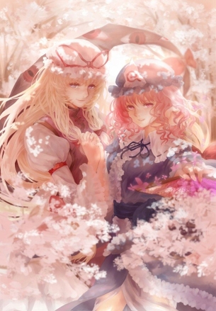 ゆかゆゆ（紫☓幽々子）の画像 50枚