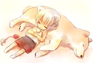 【11月1日は犬の日】東方キャラと犬の画像 50枚