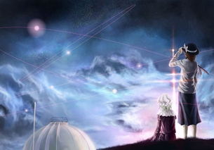 東方キャラと星空の画像 50枚