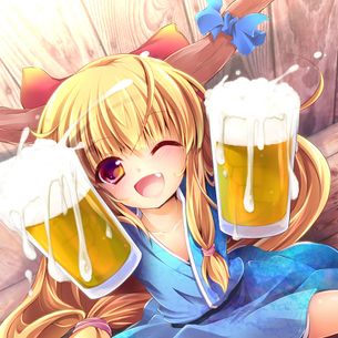 東方キャラとビールの画像 50枚