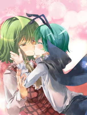 東方キャラがキスをしている画像 50枚