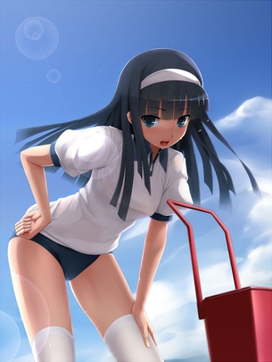 ブルマの二次元エロ画像。