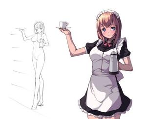 俺のとっておきのメイドの画像フォルダを見せる