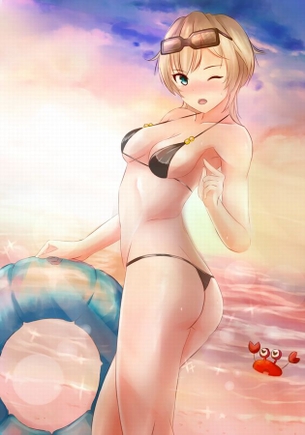 スク水の二次エロ画像