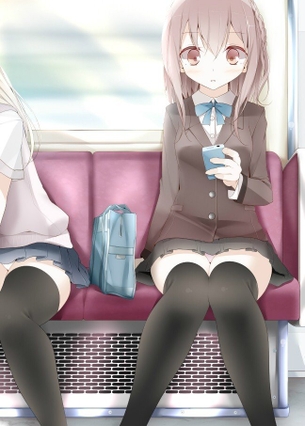 こんなにエロ過ぎるニーソの画像は反則です！