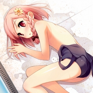 女の子の発育状況がよくわかる、二次元スク水画像詰め合わせ。