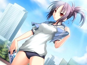 ブルマの二次元エロ画像。