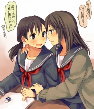 百合の二次エロ画像で抜きたい！