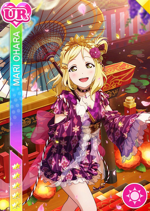 『ラブライブ！サンシャイン』新URの鞠莉ちゃんの覚醒イラストで谷間見えてて女を感じたwwwww