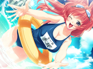 【二次元 22枚】 美少女のスクール水着姿エロすぎて抜いた！ その9