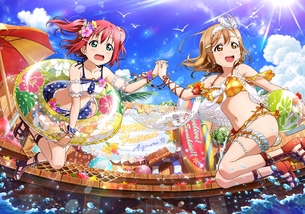 【画像】『ラブライブ！サンシャイン』のスクフェス水着イラストエロすぎムラったwwwwwww
