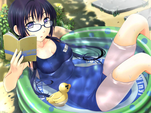 【26枚】 スクール水着の女の子の二次元エロ画像まとめ その10