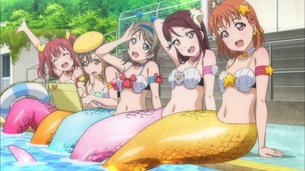 【神回】『ラブライブ！サンシャイン』5話の人魚Aqoursがセクシー過ぎる！ヨハネ神キャラ過ぎるだろwww