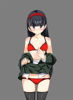 たくし上げのエロ画像