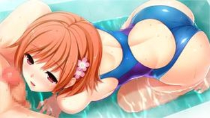 競泳水着の萌えイラスト