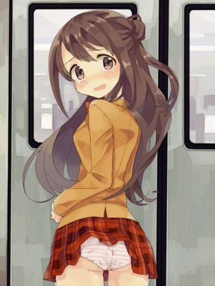 【二次元】電車・バスで痴漢されてる女の子のエロ画像が欲しい part4