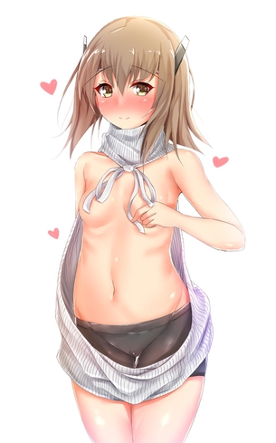 セーターの二次エロ画像を愛でる。