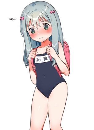 夏休みも終わりなので、二次元美少女のスク水画像。
