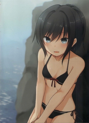 【二次・ZIP】柔肌が眩しい水着姿の美少女画像
