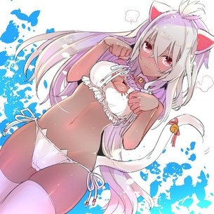 【二次】獣耳が付いた褐色けもみみっ娘のエロ画像！