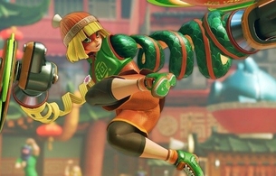 スイッチ『ARMS』かわいい中華娘のエロいスパッツの太ももとかエロいお尻とか！