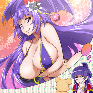 プリキュアの可愛い二次元画像。