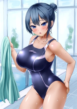 競泳水着のよさを再確認できるエロ画像