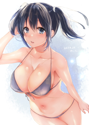 たわわなおっぱいが強調された、二次元ビキニ画像詰め合わせ。 vol.6