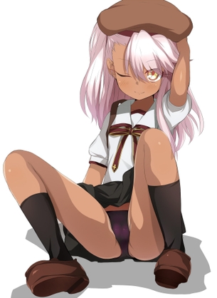 【二次・ZIP】おパンツさんが見えちゃってる虹美少女のパンチラ画像