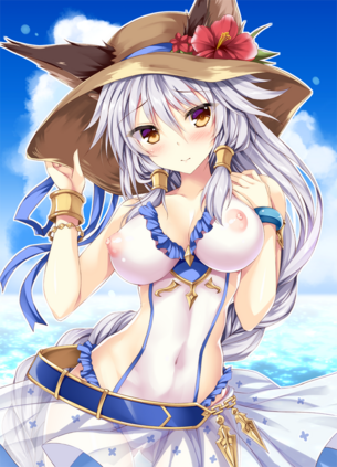 【グラブル】エロカワな水着ヘルエスのエロ画像ください！！