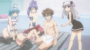 【画像】『新妹魔王の契約者BURST』3話のハーレムソープ工口くてうらやましいっぃいい！！