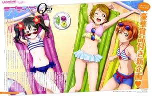 【画像大量】『ラブライブ！』の公式水着イラストのエロさは異常wwwリアルJKを凌駕しとるwww