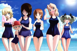 『ガールズ＆パンツァー』のキャラデザの萌え神がかりレベルは異常過ぎる事を証明した画像集www