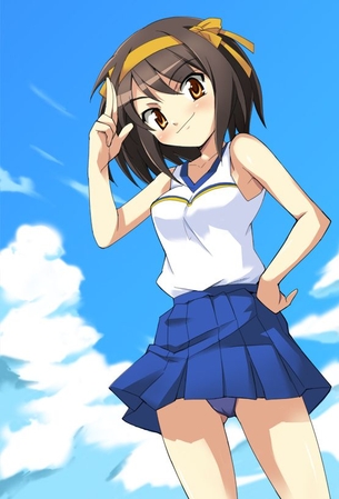 涼宮ハルヒの憂鬱のエロ画像みて幸せになろう！