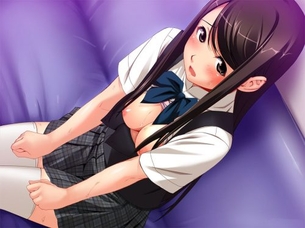 ニーソの二次エロ画像で抜きたい！
