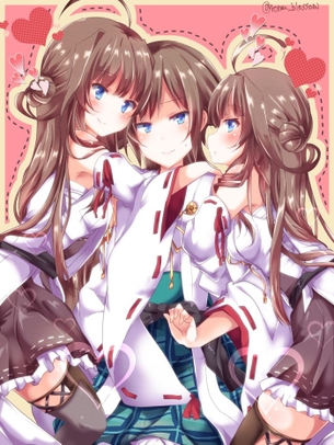 【二次・ZIP】美少女達がイチャイチャしてる百合レズの虹画像