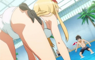 アニメ『ゲーマーズ！』7話で女の子のエロい水着姿！エロいおっぱいやお尻！