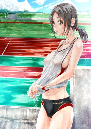 雨に降られるのはイヤだけど、女の子がびしょ濡れでピンクのポッチとか見えちゃう嬉しい季節です♪