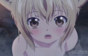 アニメ『このはな綺譚』1話でケモミミの女の子たちがエロい全裸の温泉シーンなど！