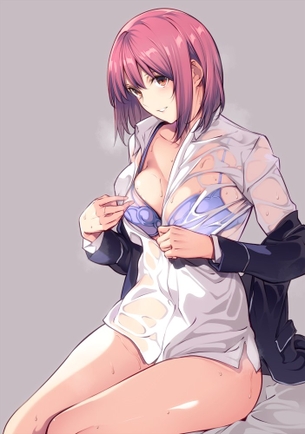 濡れ透けのエッチな魅力が分かるエロ画像