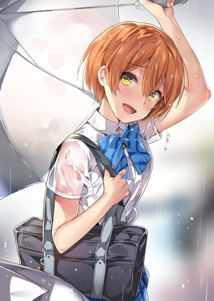 【2次】服ごしに下着やえっちぃ部分が透けて見えちゃってる女の子の二次エロ画像 その3【透け透け】