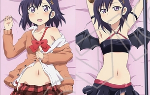 『ガヴリールドロップアウト』ヴィーネの服がはだけてエロい誘ってる感じの抱きまくら