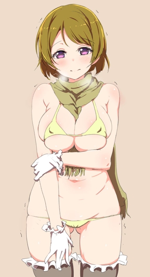 極度のアガリ症でおっとりとした性格の不思議ちゃん。小泉花陽エロ画像集