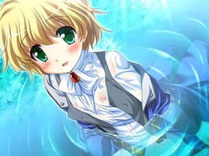 濡れ透けの二次エロ画像を愛でる。