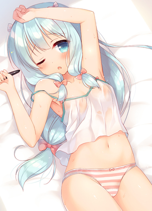 【二次・ZIP】濡れ透け状態の美少女画像ください！！