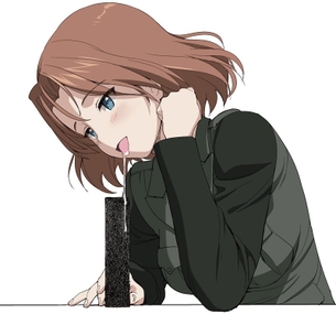 ガールズ&パンツァーの二次元エロ画像。