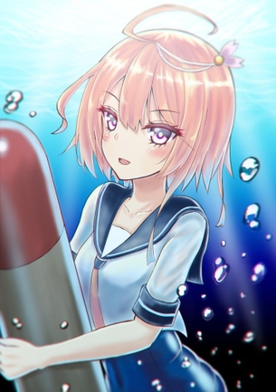 伊58が水中にいる画像 50枚