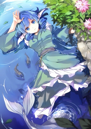 わかさぎ姫が水辺にいる画像 50枚